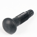 Round Head Oval Neck Bolt With Ribbed Tail